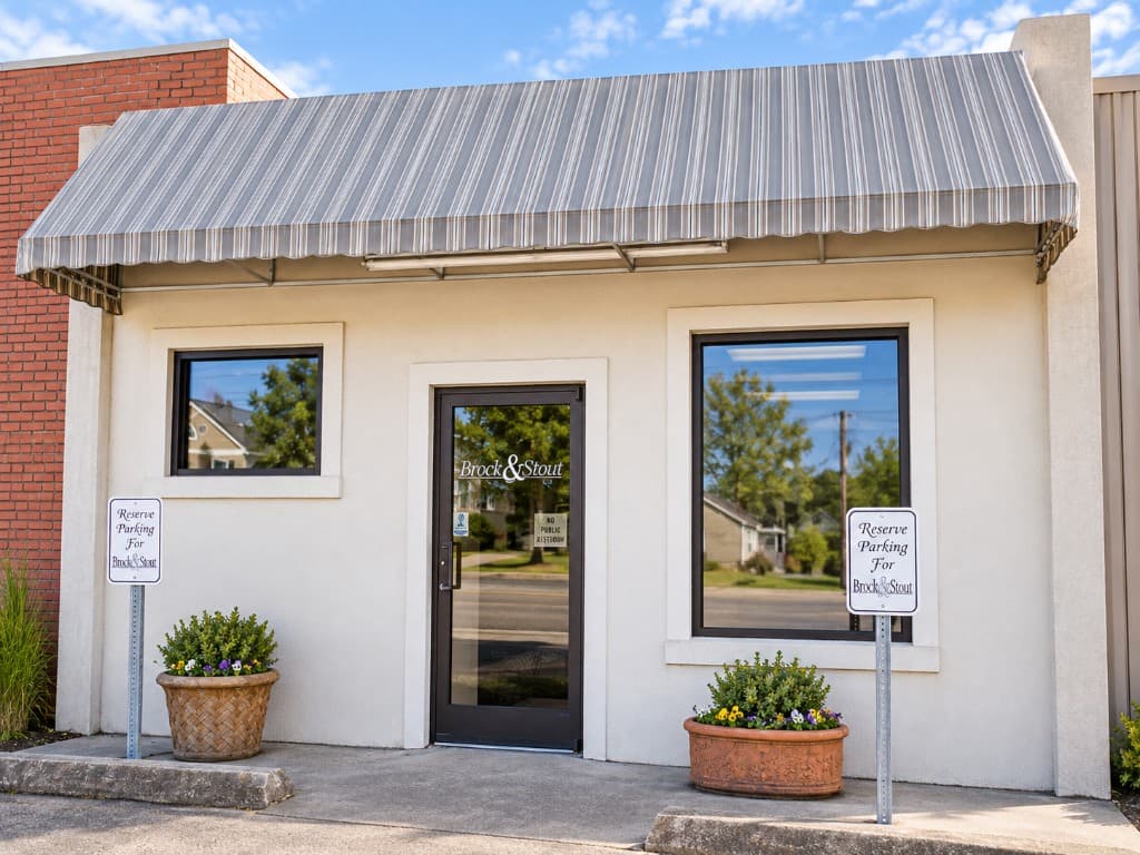 Brock & Stout Andalusia office entrance