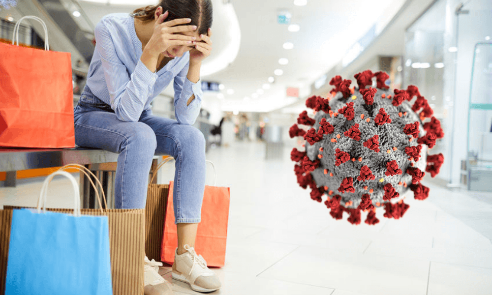 woman in bankruptcy and coronavirus