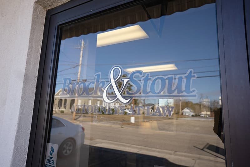Brock & Stout Andalusia, AL office window