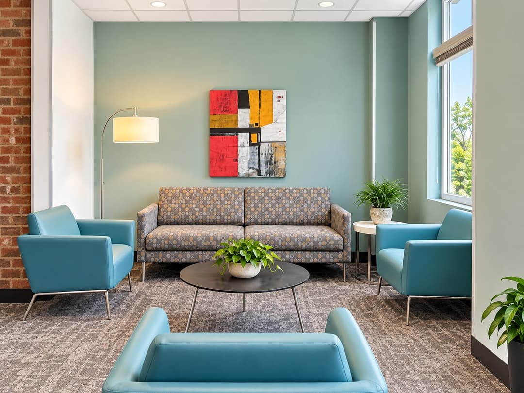 Brock & Stout Huntsville, AL office waiting area