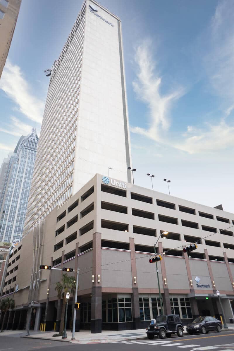 Brock & Stout Mobile office in the Trustmark Building