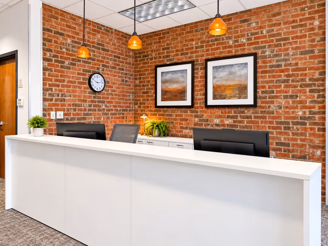 Brock & Stout Attorneys at Law Huntsville reception area