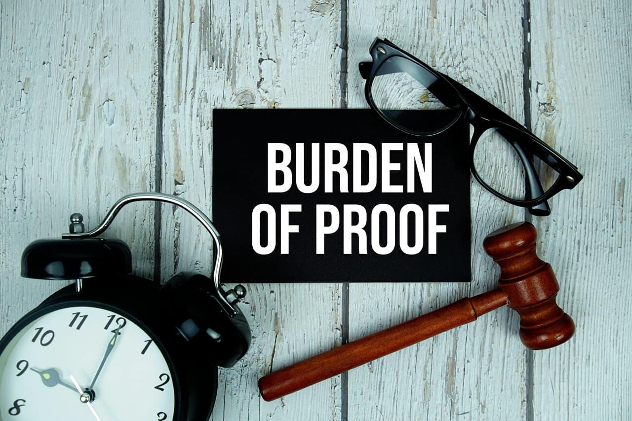 Explaining the Burden of Proof in Personal Injury Cases