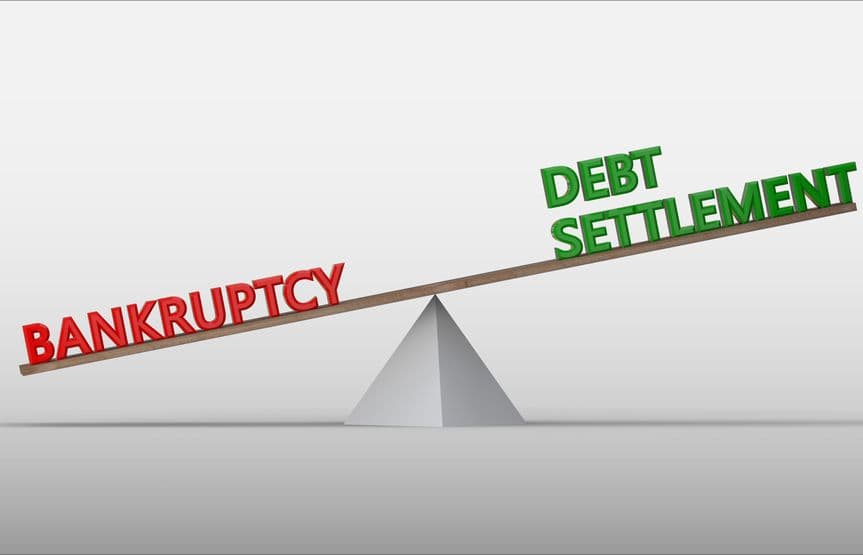 bankruptcy and debt settlement on scale